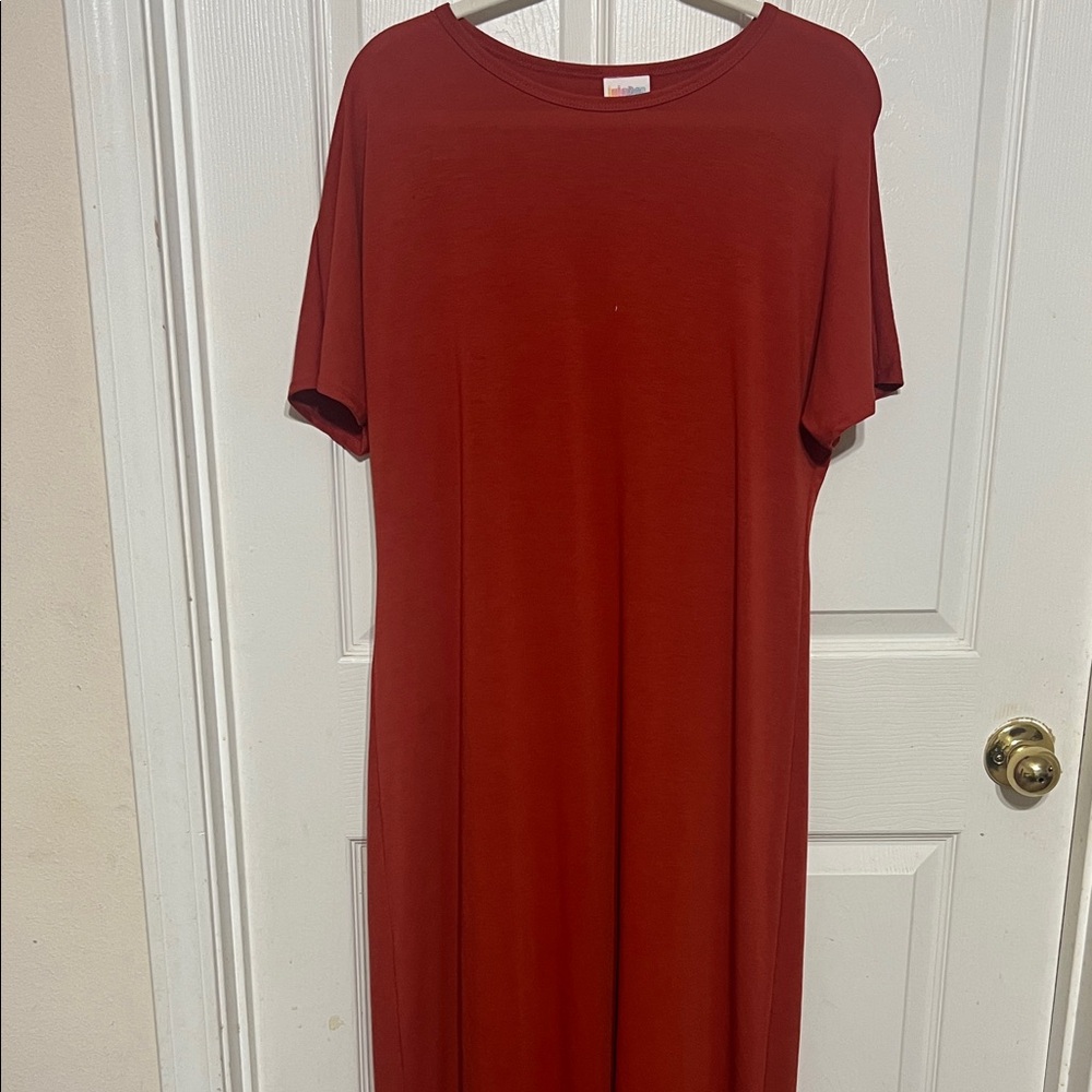 LuLaRoe Red Maxi Dress